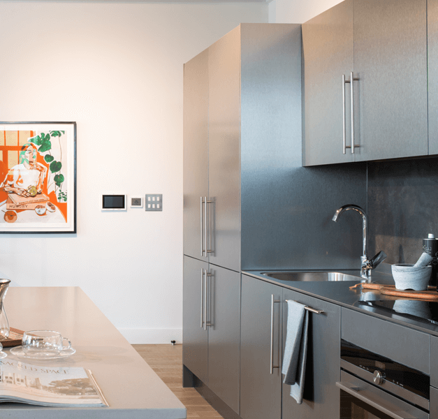 The Gramercy apartment kitchen