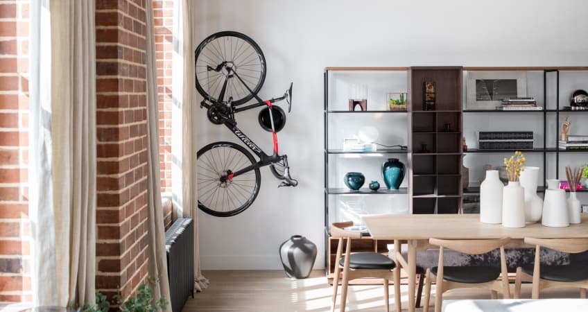 Loft apartment, living area